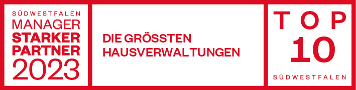 TOP 10 der größten Hausverwaltungen - Südwestfalen Manager Starker Partner 2023